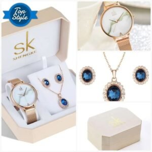 Watch+earrings+necklace gift set