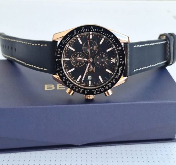 BENYAR classic watch - Black leather