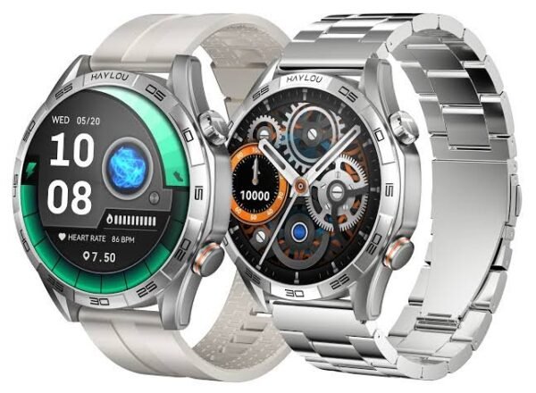 HAYLOU Solar 5 smart watch - Silver - Image 3