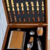 Hip Flask set +chess set