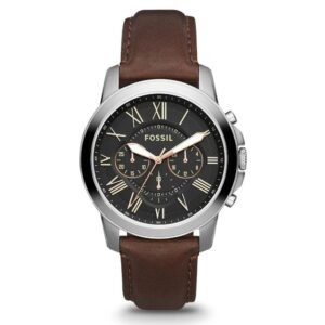 Fossil Mens Watch FS4812 Grant Quartz Chronograph  Leather