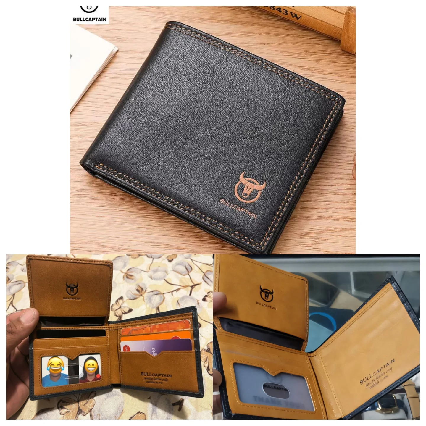 Classic men's wallet -Black