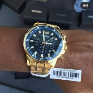 Megir Classic men's watch-golden