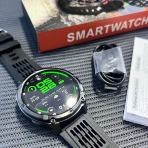 Alternative view of Classic men's smart watch-Black