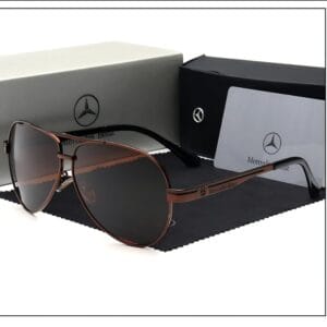 Mercedes- Benz  Polarized Sunglasses-dark chocolate brown